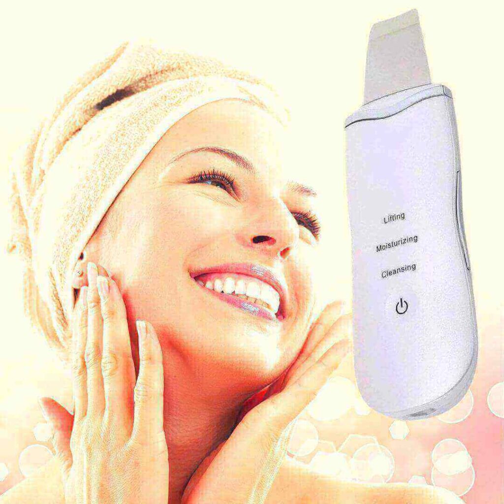 ultrasonic face scrubber pro immagine prodotto felice 2